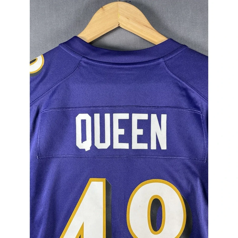 Nike On Field Baltimore Ravens NFL Jersey Queen 48 Purple Nike Size M